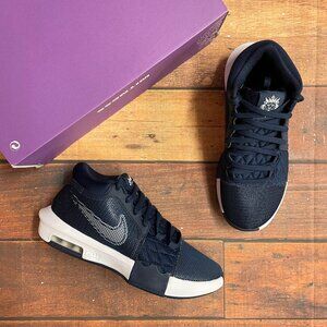 Nike Men's Lebron Witness VIII TB Navy/White Basketball Shoes